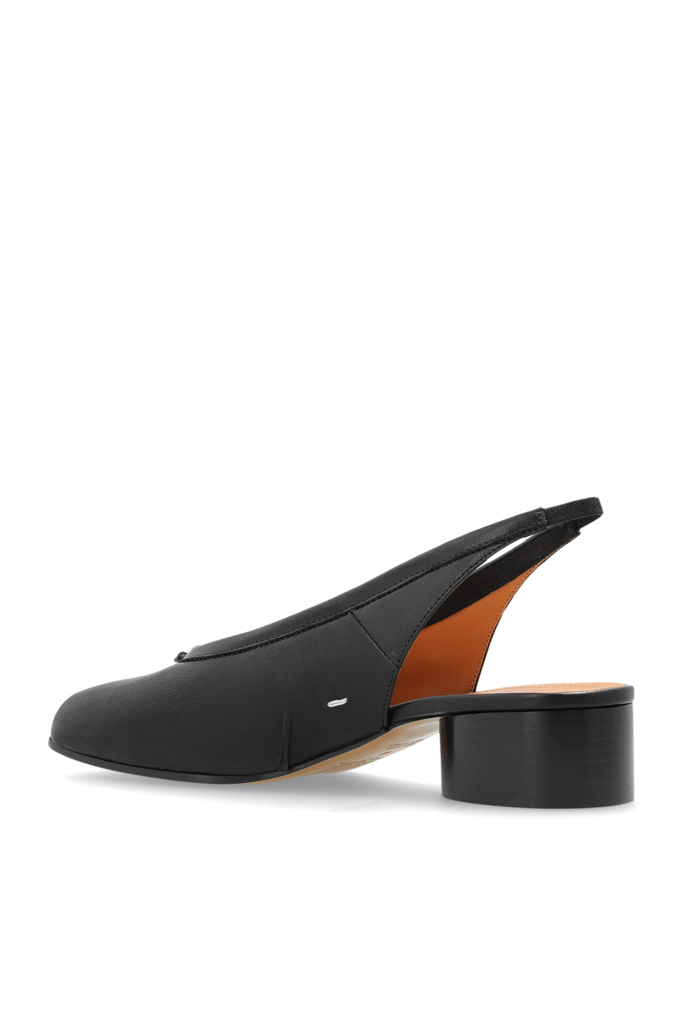 Czarny Buty na obcasie z wycięciem `tabi` Maison Margiela